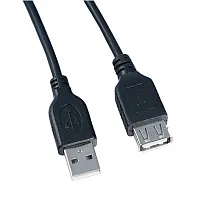 Купить  соединительные шнуры perfeo кабель usb2.0 a вилка - а розетка, длина 1,8 м. (u4503) в интернет-магазине Айсберг!