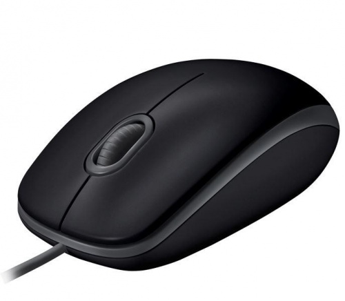 Купить  мышь logitech b 110 silent black/grey, optical, usb в интернет-магазине Айсберг!