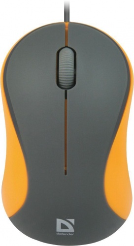 Купить  мышь defender accura ms-970 grey+orange, 3 кнопки,1000dpi  (52971) в интернет-магазине Айсберг! фото 2