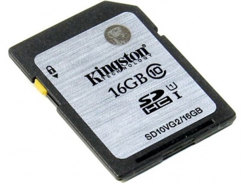 Купить  карта памяти sd card 16gb kingston sdhc сlass 10 (sd10vg2/16gb) w/o adapter в интернет-магазине Айсберг! фото 3