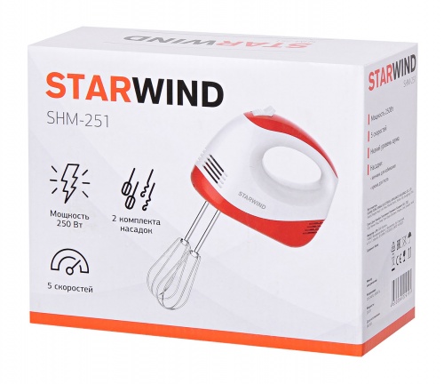 Купить  миксер starwind shm-251 в интернет-магазине Айсберг! фото 2