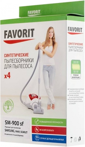 Купить  пылесборник favorit sm-900 sf (4шт) в интернет-магазине Айсберг!