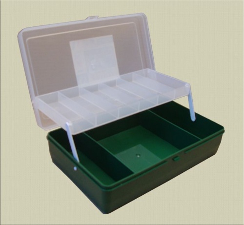 Купить  аксессуары коробка для мелочей тривол-м тип4 (темно--зеленая) с микролифтом в интернет-магазине Айсберг! фото 2
