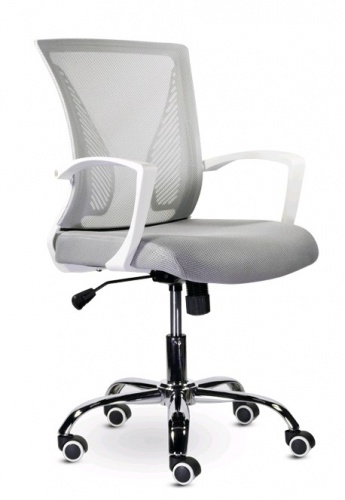 Купить  компьютерное кресло m-800 энжел/angel white pl хром ср e71 (серебристый) в интернет-магазине Айсберг! фото 5