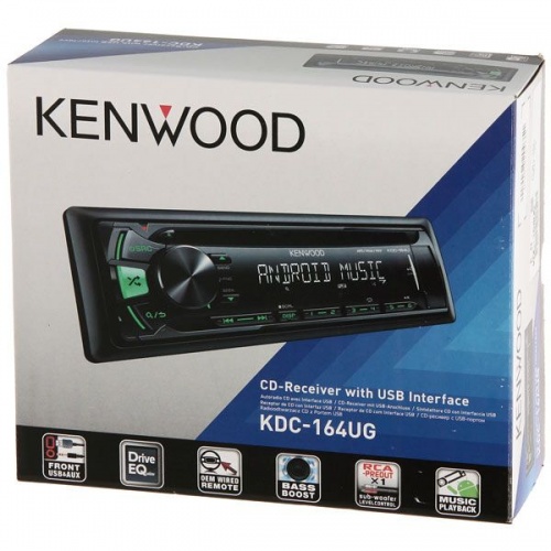 Купить  автомагнитола kenwood kdc-164 ug в интернет-магазине Айсберг! фото 6