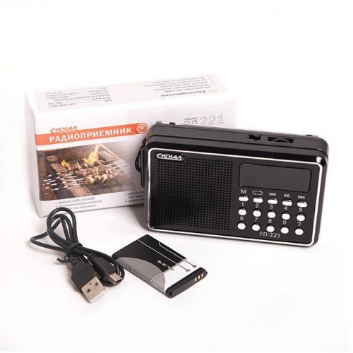 Купить  радио,часы,приемник радиоприемник сигнал рп-221 в интернет-магазине Айсберг! фото 4