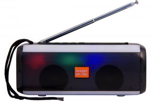 Купить  портативная аудиосистема  magic acoustic vega с bluetooth 5.0, чёрный (sk1014bk) в интернет-магазине Айсберг!