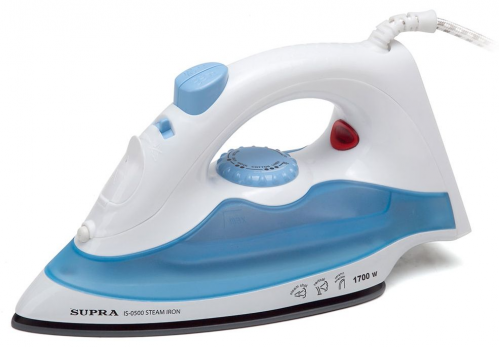 Купить  утюг supra is-0500 blue/white в интернет-магазине Айсберг!