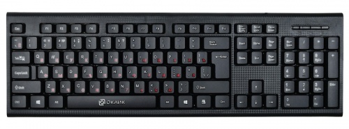 Купить  клавиатура oklick 120m black usb в интернет-магазине Айсберг!