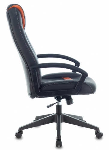 Купить  кресло zombie viking-8 черный/оранжевый искусственная кожа крестовина пластик viking-8/bl+or в интернет-магазине Айсберг! фото 3