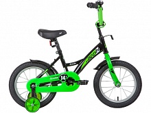Купить  велосипед novatrack 143 strike.bkg 20 черно-зеленый 14" в интернет-магазине Айсберг!