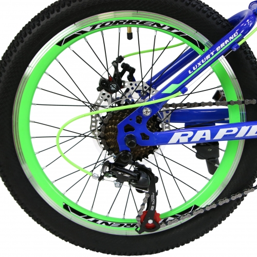 Купить  велосипед torrent rapid (20/14.5/21) голубой /синий в интернет-магазине Айсберг! фото 7