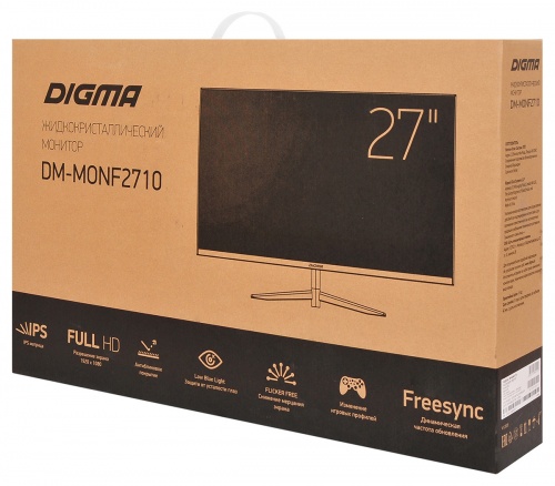Купить  монитор digma 27" dm-monf 2710 стальной ips 16:9 hdmi displayport mat 1000:1 25 в интернет-магазине Айсберг! фото 4