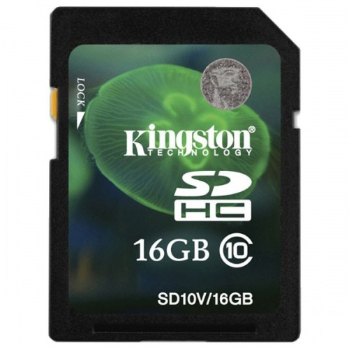Купить  карта памяти sd card 16gb kingston sdhc сlass 10 (sd10v/16gb) в интернет-магазине Айсберг! фото 3