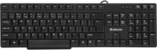 Купить  клавиатура defender accent 930 black usb, влагоустойчивая в интернет-магазине Айсберг!