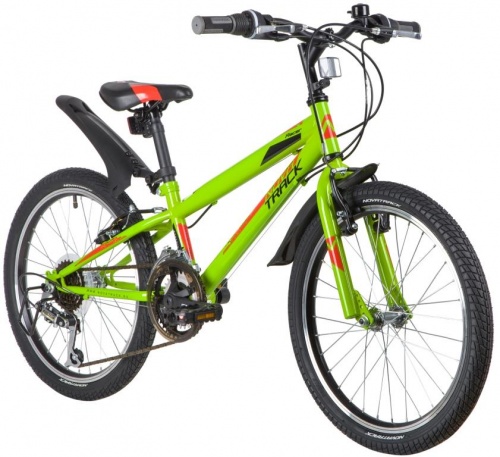 Купить  велосипед novatrack 20" 20sh12v.racer.gn20 зеленый, сталь, 12 скор, power, v-brake в интернет-магазине Айсберг! фото 4
