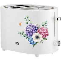 Купить  тостер bq t 1003 белый-цветы в интернет-магазине Айсберг!