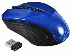 Мышь Oklick 545MW black/blue optical (1600dpi) USB