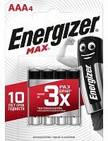 Купить  батареи energizer lr 03-4 bl max в интернет-магазине Айсберг!