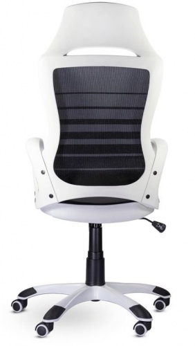 Купить  кресло m-709 тесла/tesla white pl e11-к/е01-к (черный/ белый) в интернет-магазине Айсберг! фото 3
