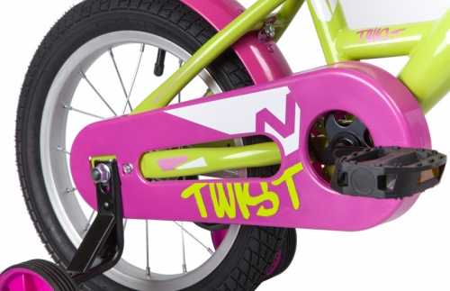 Купить  велосипед novatrack 141 twist.g np 20 зеленый 14" в интернет-магазине Айсберг! фото 2
