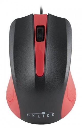 Купить  мышь oklick 225m черный/красный в интернет-магазине Айсберг! фото 3