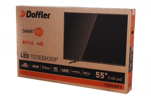Купить  телевизор doffler 55 dus 93/4 k в интернет-магазине Айсберг! фото 7
