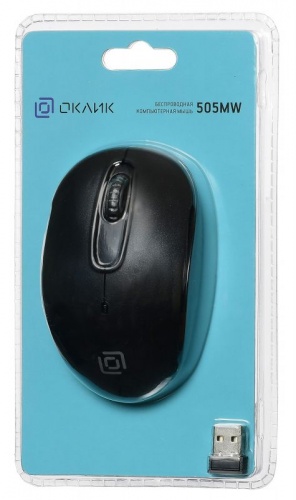 Купить  мышь oklick 505mw black optical (1000dpi) usb в интернет-магазине Айсберг! фото 4