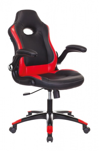 Купить  стулья бюрократ viking-1n/black-red в интернет-магазине Айсберг!