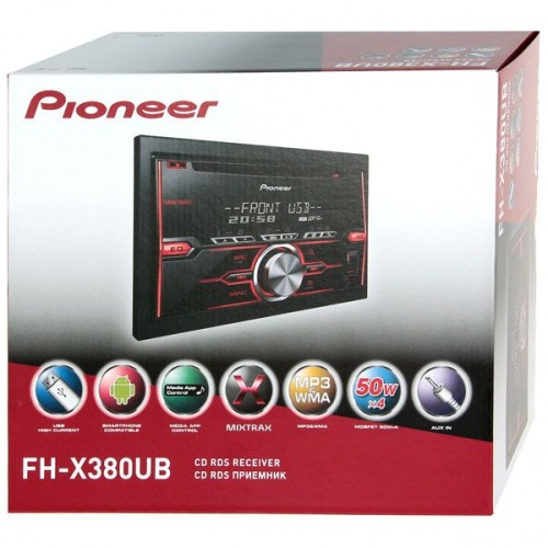 Купить  автомагнитола pioneer fh-x 380 ub в интернет-магазине Айсберг! фото 5