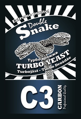 Купить  дрожжи double snake turbo carbon 120гр. в интернет-магазине Айсберг!