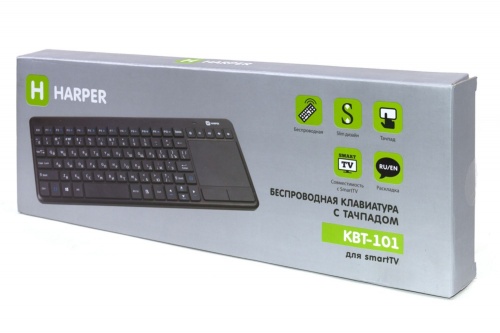 Купить  аксессуары harper kbt-101 беспроводная клавиатура с тачпадом для smarttv в интернет-магазине Айсберг! фото 5