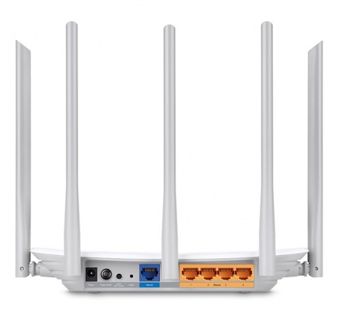 Купить  wi-fi маршрутизатор tp-link archer c60 ac1350 10/100base-tx белый в интернет-магазине Айсберг! фото 2