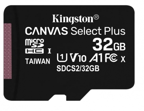 Купить  карта памяти sd-micro 32gb kingston sdcs2 class 10 canvas select + adapter (sdcs2/32gb) в интернет-магазине Айсберг!