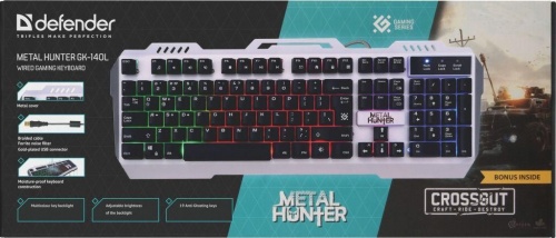 Купить  клавиатура defender metal hunter gk-140 l в интернет-магазине Айсберг! фото 2