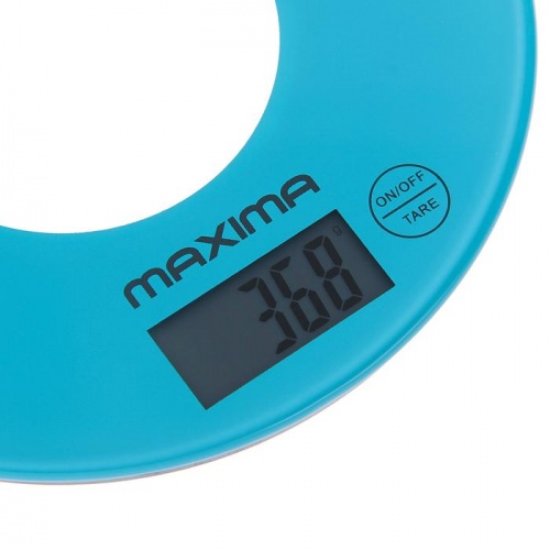 Купить  весы maxima ms-067 голубой в интернет-магазине Айсберг! фото 3