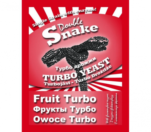 Купить  дрожжи double snake fruit turbo в интернет-магазине Айсберг!