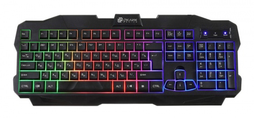 Купить  клавиатура oklick 757 g madness black for gamer led в интернет-магазине Айсберг!