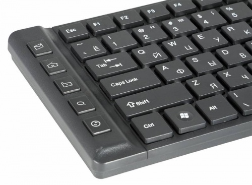 Купить  клавиатура oklick 530s black usb slim multimedia в интернет-магазине Айсберг! фото 3
