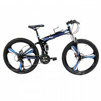 Купить  велосипед torrent firefox (26/18/21) черный /голубой в интернет-магазине Айсберг!