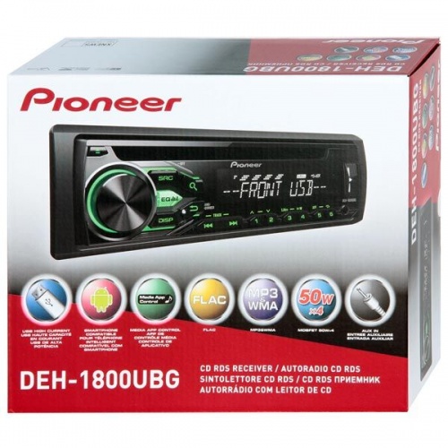 Купить  автомагнитола pioneer deh-1800 ubg в интернет-магазине Айсберг! фото 5