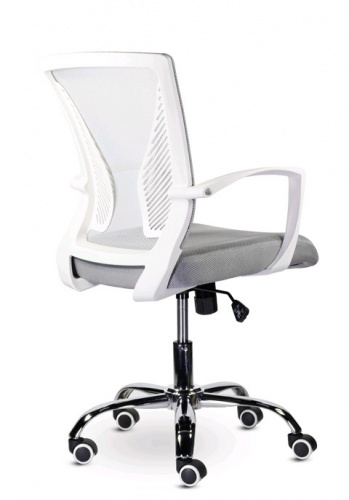 Купить  компьютерное кресло m-800 энжел/angel white pl хром ср e71 (серебристый) в интернет-магазине Айсберг! фото 2