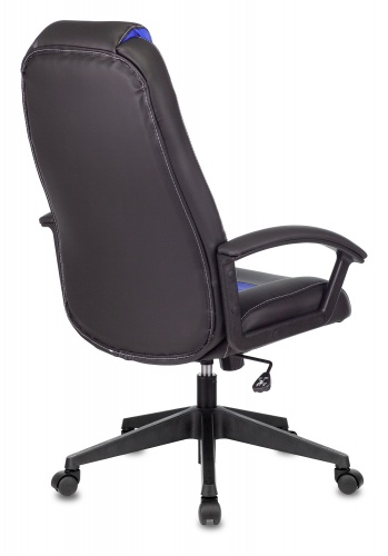 Купить  кресло zombie viking-8 черный/синий искусственная кожа крестовина пластик viking-8/bl+blue в интернет-магазине Айсберг! фото 2