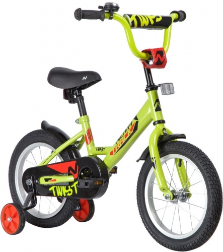 Купить  велосипед novatrack 141 twist.gn 20 зеленый 14" в интернет-магазине Айсберг! фото 2