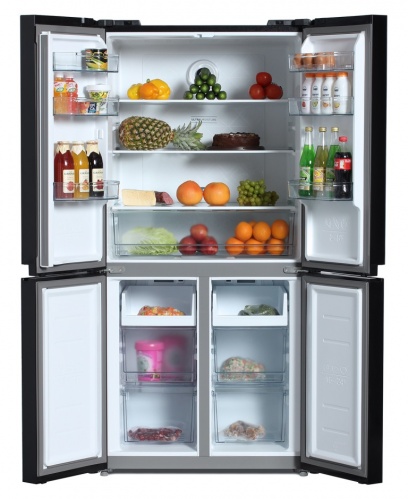 Купить  холодильник hyundai cm 5005 f черное стекло в интернет-магазине Айсберг! фото 5