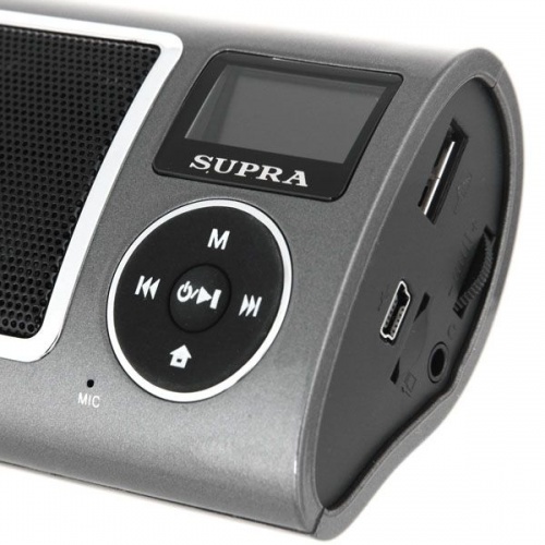 Купить  портативная аудиосистема  supra pas-6280 grey в интернет-магазине Айсберг! фото 3