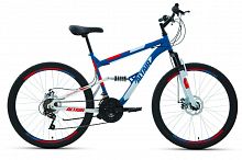 Купить  велосипед altair mtb fs 26 2.0 disc (26" 18ск. рост 18") синий/красный в интернет-магазине Айсберг!