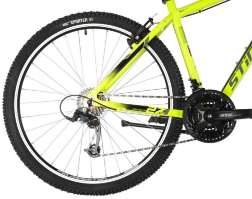 Купить  велосипед stinger 27,5" element std 27ahv.elemstd.20gn10 зеленый, алюминий, размер 20", microshift в интернет-магазине Айсберг! фото 5