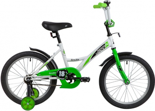 Купить  велосипед novatrack 183 strike.wtg 20 strike 18" бело-зеленый в интернет-магазине Айсберг!
