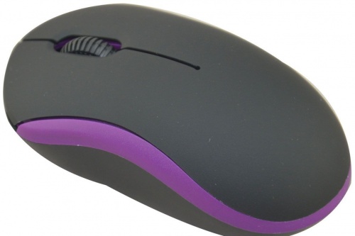 Купить  мышь ritmix rom-111 black/purple в интернет-магазине Айсберг! фото 3